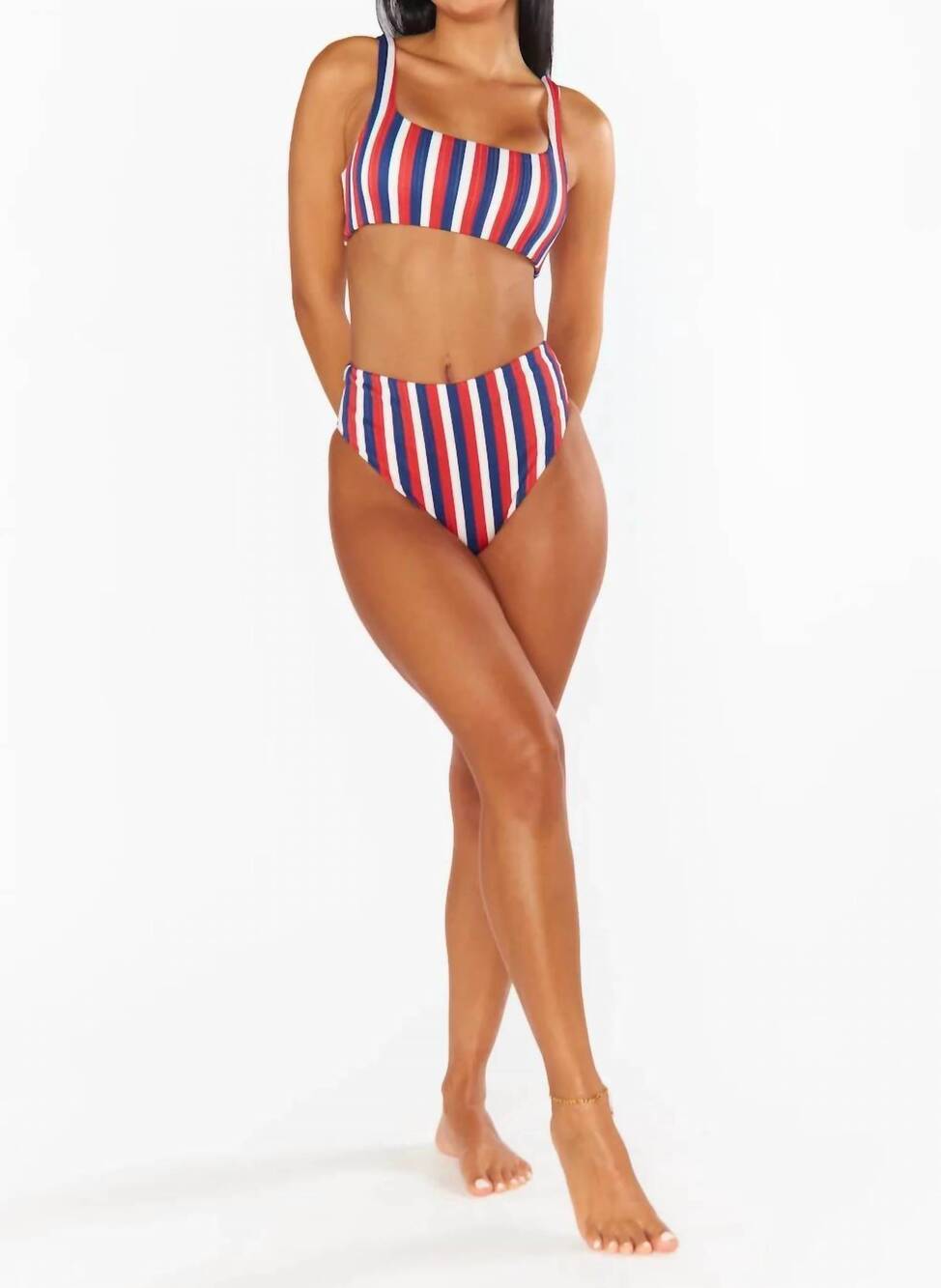 NEW SHOW ME YOUR MUMU sail bottom in americana stripe